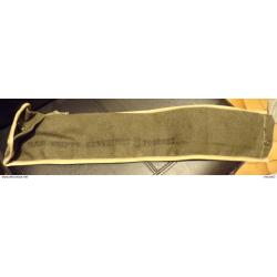 ARMEE AMERICAINE U.S : SAC RAMASSE DOUILLES POUR MITRAILLEUSE CALIBRE 30 BROWNING DE L'ARMEE AMERICA