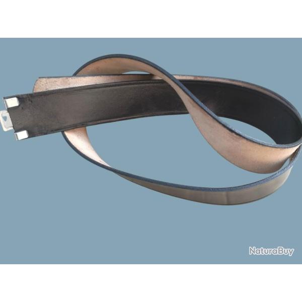 Ceinturon en cuir  cuir Ex-Allemagne  de l'Est-NVA ( Longueur 130 cm )