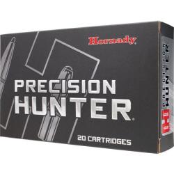 Cartouches HORNADY Pr&eacute;cision Hunter calibre 7RM 162gr ELD-X x20
