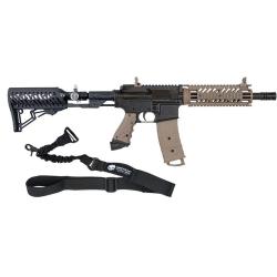 Tippmann TMC MagFed - noir/d&eacute;sert - incl. Tippmann Air Stock, syst&egrave;me HP 0,2L & sangle de transport