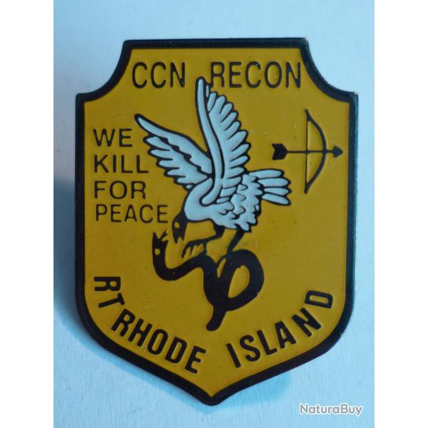 Reproduction Pin's de l'insigne RT Rhode Island CCN Recon des Forces Sp�ciales de l'arm�e am�ricaine
