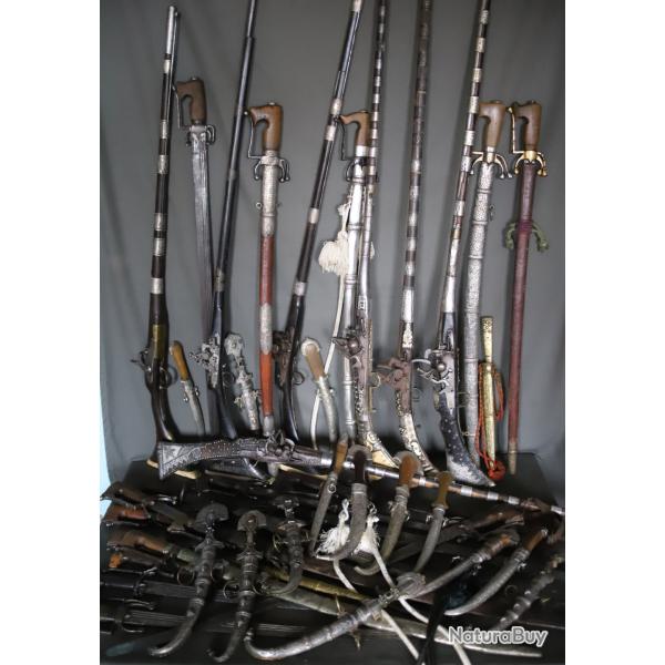 Importante collection de 96 armes Marocaines - Maroc, du 16�me jusqu'au milieu du 20�me si�cle