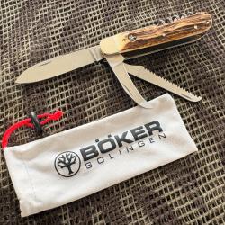 COUTEAU CHASSE BOKER CRU-WEAR 4 &Eacute;L&Eacute;MENTS