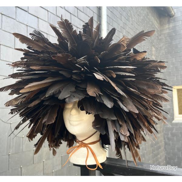 Rare coiffe dog soldier cheyenne ou miwatani guerrier indien des plaines