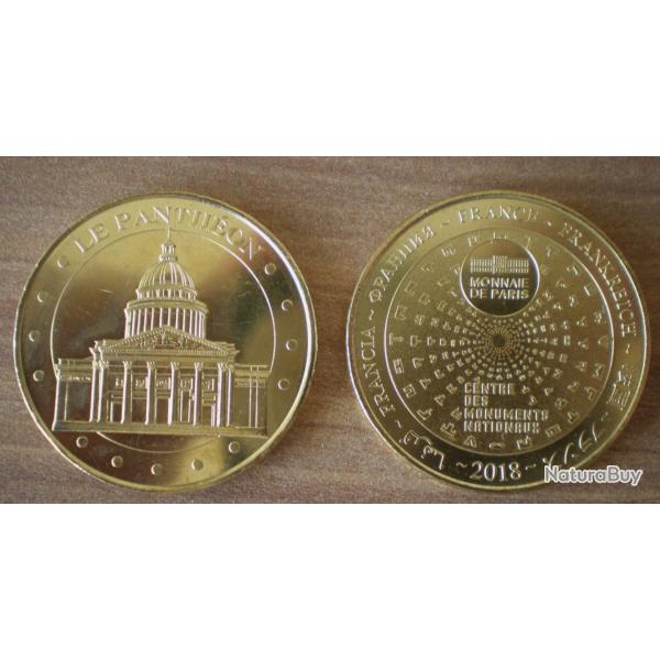Medaille du Pantheon Monnaie de Paris 2018