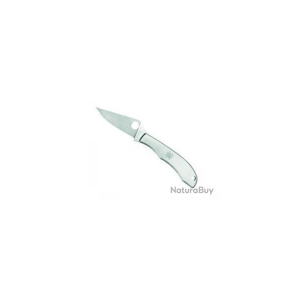 Couteau Spyderco HONEYBEE lame acier 3Cr manche inox 5cm