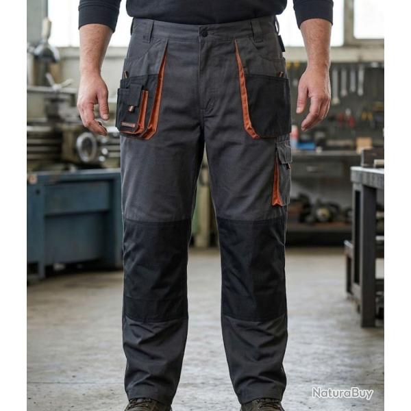 TERRATREND 3230GN -- Pantalon de travail gris : robustesse et fonctionnalit� 54