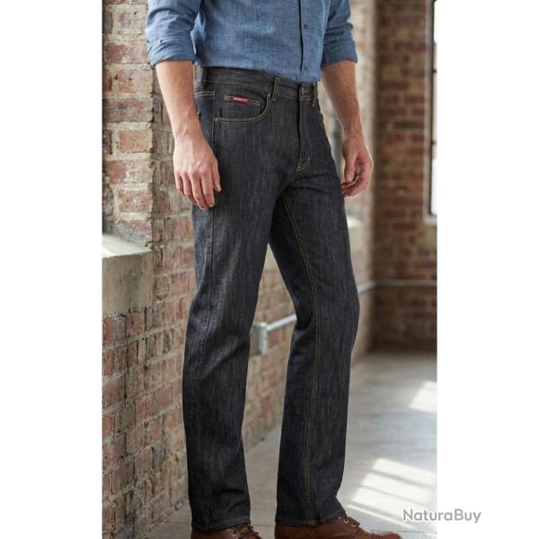 Jean Homme 5 Poches K Dran Noir 100 Coton R�sistant Coupe Intemporelle