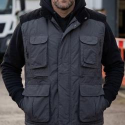 SEDETEX SH1199 MULTIPOCHES -- Gilet sans manches gris : confort thermique et protection coupe-vent 3