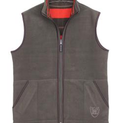 Gilet en polaire contre coll&eacute; reversible 125141U001