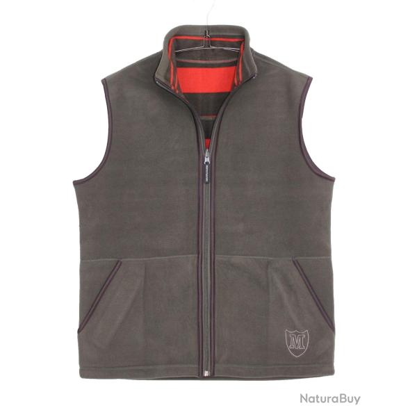 Gilet en polaire contre coll� reversible 125141U001