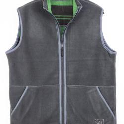 Gilet en polaire contre coll&eacute; reversible 125141U002 L