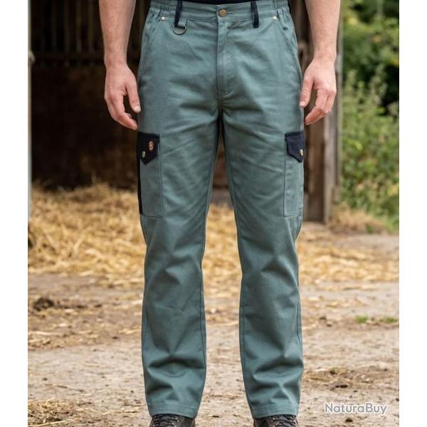 WORKER K569 -- Pantalon de travail vert US : le choix de la robustesse 42
