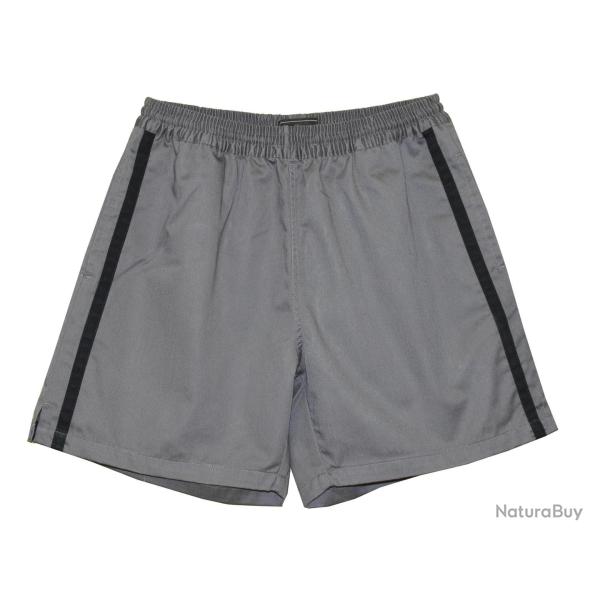 Short taille �lastiqu�e 8L GRIS/NOIR 4