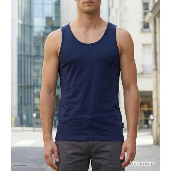 CHALLENGER F105 D�bardeur uni pour homme en pur coton bleu marine le confort absolu disponible jusqu