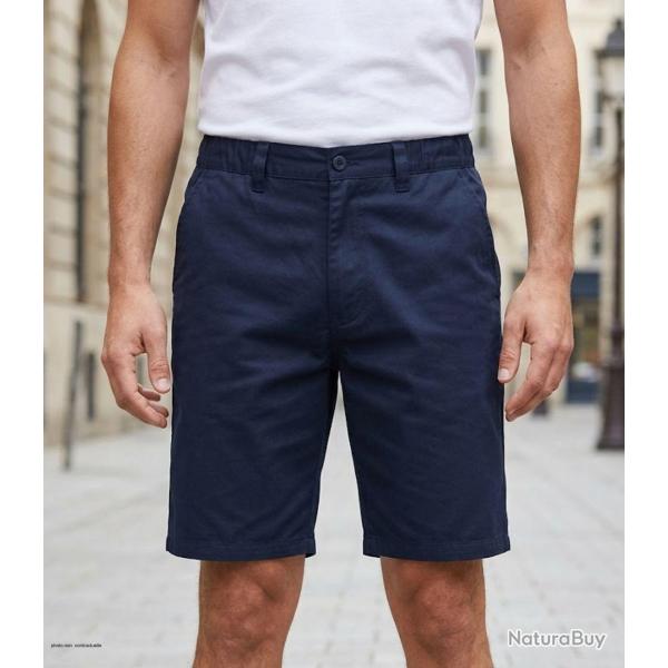 Short homme classique bleu marine Mayflower 710096U002 � taille �lastiqu�e pour un confort quotidien