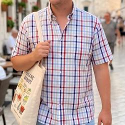 Chemise manches courtes CHALLENGER B3105A : la coupe confort au style impeccable 39/40