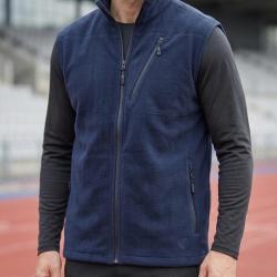 CHALLENGER CHAMBERY1 Gilet sans manches polaire marine haute protection thermique