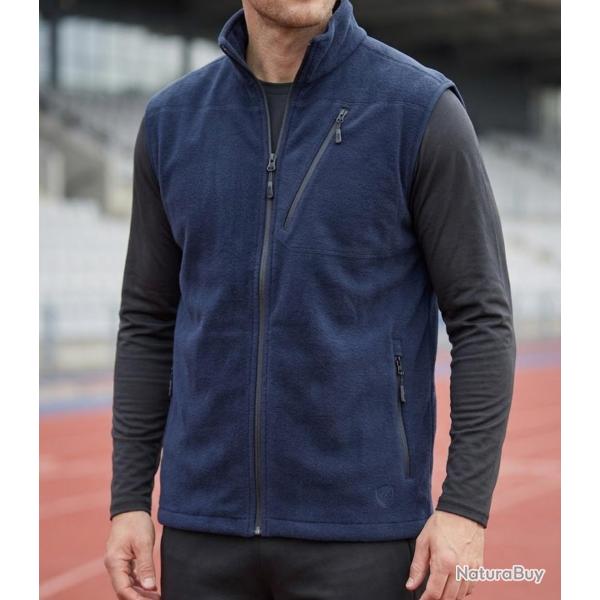 CHALLENGER CHAMBERY1 Gilet sans manches polaire marine haute protection thermique