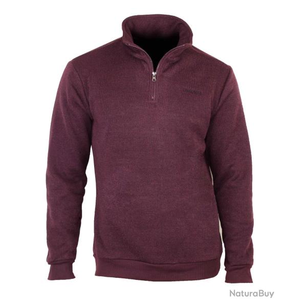 Sweat col montant zipp� en polaire CHARLY1