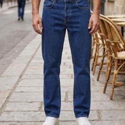CHALLENGER FALCONE1 Jean 5 poches bleu stone 100 coton la toile robuste au style authentique