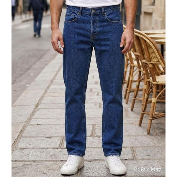 CHALLENGER FALCONE1 Jean 5 poches bleu stone 100 coton la toile robuste au style authentique
