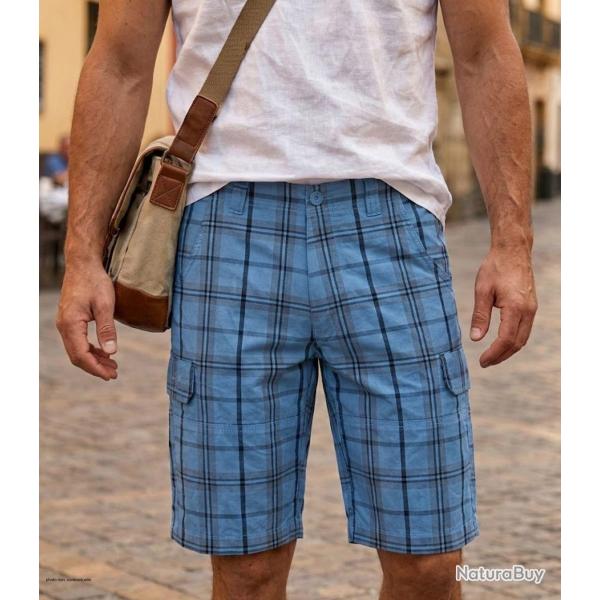 Bermuda WINCHESTER INTACT1 � carreaux en coton le style d�contract� et rafra�chissant de l �t�