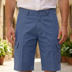 Bermuda WINCHESTER ISLAND2 uni en coton le short chic et confortable pour vos journ&eacute;es ensoleill&eacute;es