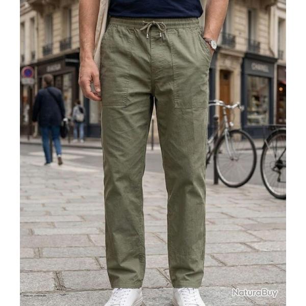 Pantalon ceinture �lastiqu�e K0084K