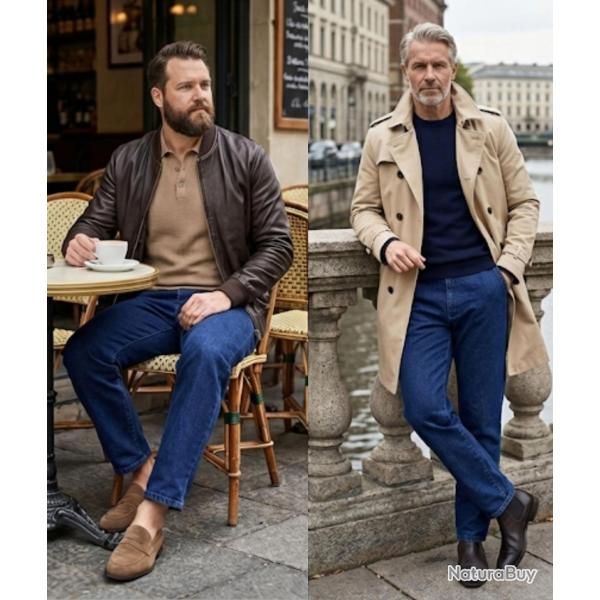 Pantalon en jean confort tissu extensible MACK2