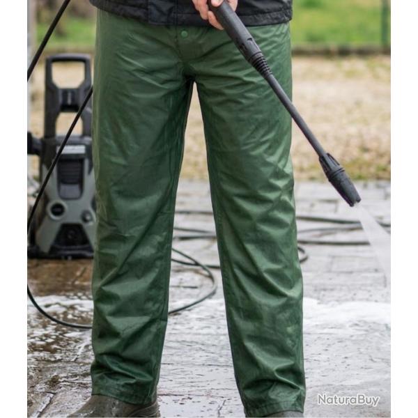 SEDETEX U674 Pantalon de pluie vert kaki imperm�abilit� et praticit�
