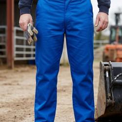 SEDETEX B1717 -- Pantalon de travail bleu : confort naturel 100 % coton 54