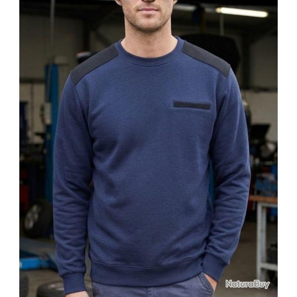 CHALLENGER PARFAIT2 -- Sweat molleton bleu : chaleur 320 g et r�sistance L