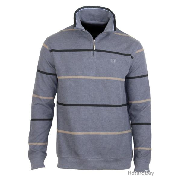 Sweat shirt col montant zippp� PORTO1 2XL