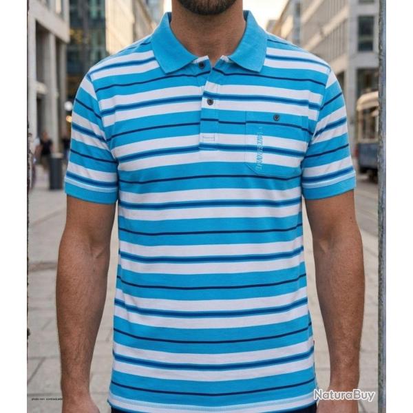 Polo WINCHESTER RAINBOW2 en coton jersey l �l�gance intemporelle avec poche pratique