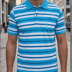 Polo WINCHESTER RAINBOW2 en coton jersey l &eacute;l&eacute;gance intemporelle avec poche pratique