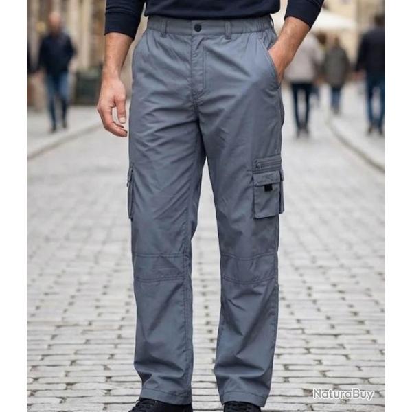 IMPACT SE1020G Pantalon �lastiqu� gris l aisance au quotidien