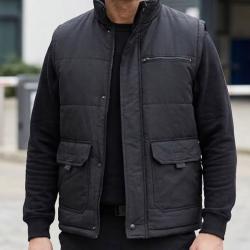 IMPACT DOUBLE Gilet sans manches noir isolation thermique et aisance active