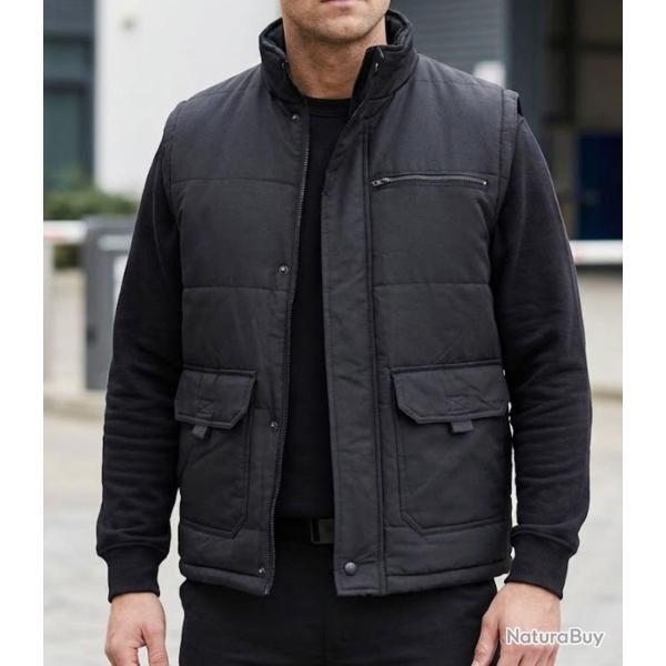 IMPACT DOUBLE Gilet sans manches noir isolation thermique et aisance active