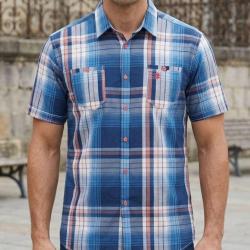 Chemise manches courtes WINCHESTER TALMO1 le confort du pur coton au design unique