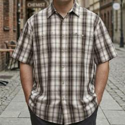 Chemise manches courtes Winchester TEDGTM grandes tailles jusqu au 4XL en coton beige