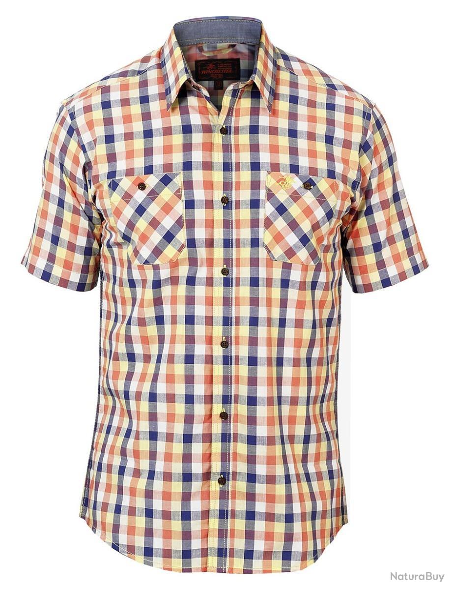 Chemise Huk Performance Pêche Homme M (vert, Manches Courtes, Légère, Plaid)