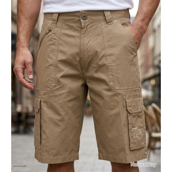 WINCHESTER WE1277B Bermuda en coton l�ger pour un look d �t� fonctionnel et d�contract�