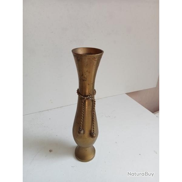 vase soliflore en laiton hauteur 18,5 cm