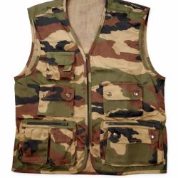 Gilet Sans Manches Camouflage Multi Poches Taille M Neuf (0027) - 1� sans prix de r&eacute;serve