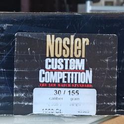 1000 balles Nosler Calibre 308 HPBT155 grains