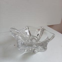 mortier pilon en cristal sign&eacute; Daum france 15,5 cm x 16 cm