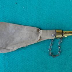 Poire &agrave; plomb en toile.