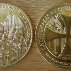 Medaille Basilique du Sacre Coeur Grand Orgue Montmartre