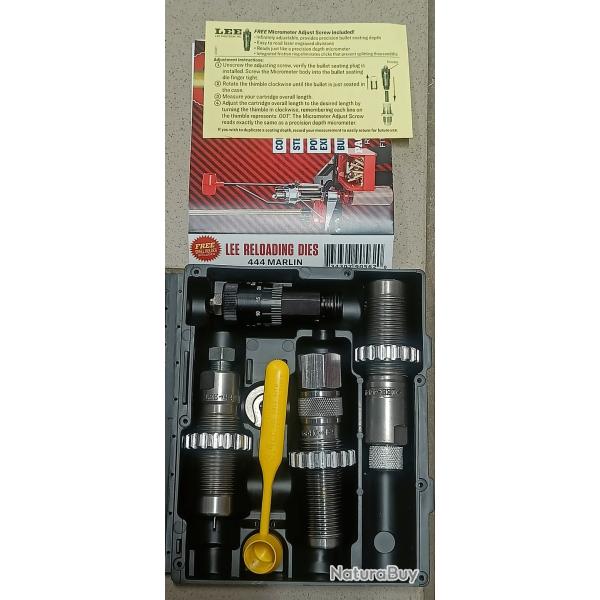jeu d'outil Lee 444 MARLIN  avec si�geur microm�trique 90562